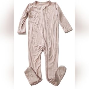 NWOT Kyte Baby Bamboo Zipper Footie Pj Pajamas 18-24 Months Sunset Pink Blush